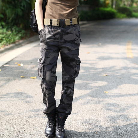 迷彩裤男作战蛙裤外军迷彩户外军训长裤男士户外拓展迷彩训练裤