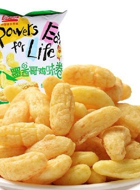 盼盼鸡味块105g麦香烧烤香辣番茄葱香墨西哥紫菜口味 特价零食
