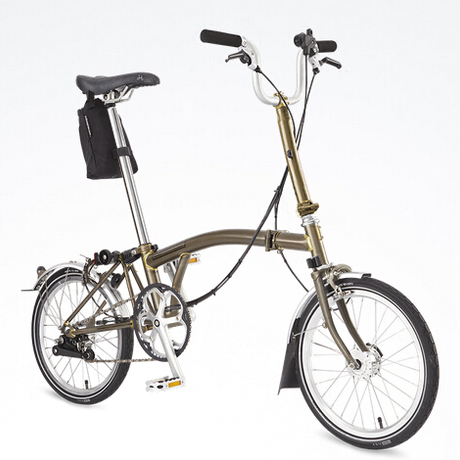 brompton小布折叠车2016清漆版