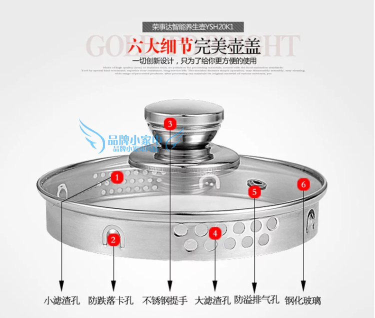 

Комплектующие для электрочайников Rongshida 1.5L 1.8L