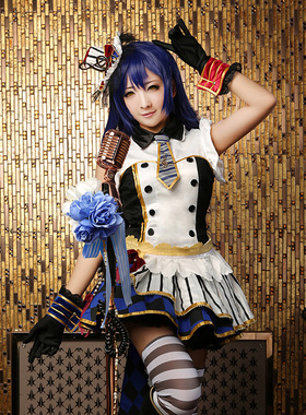 【轮回动漫】lovelive- 矢泽妮可cos 打歌服 豪华战斗服cos 定制