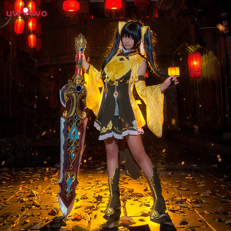 现货【uwowo】剑侠情缘3 剑三cosplay服 藏剑萝莉破军套cos叽萝