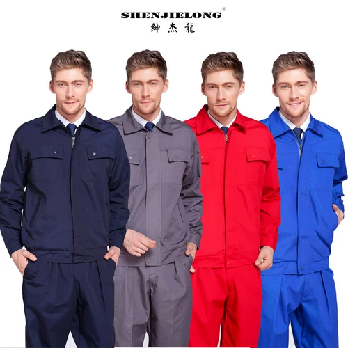 Shenjielong Spring и осенью -набор рабочей одежды Установка инженерных услуг по строительству инженерных услуг мужчин.