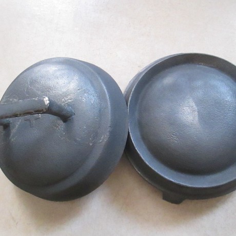 舌尖山西太行鏊子摊黄子锅米黄锅烙糕煎饼加厚铸铁鏊子饼折锅