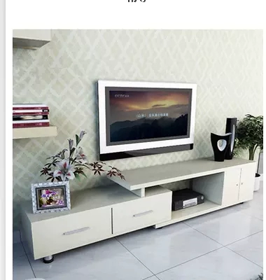Новый простой и простой телевизионный шкаф расширенный телевизионный шкаф LCD Телевизионный кофе -чай Target Teple TV Cabinet