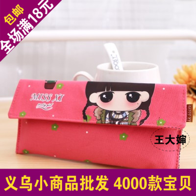 

бумажник Korea stationery series of small Greek money clips snap purse 18
