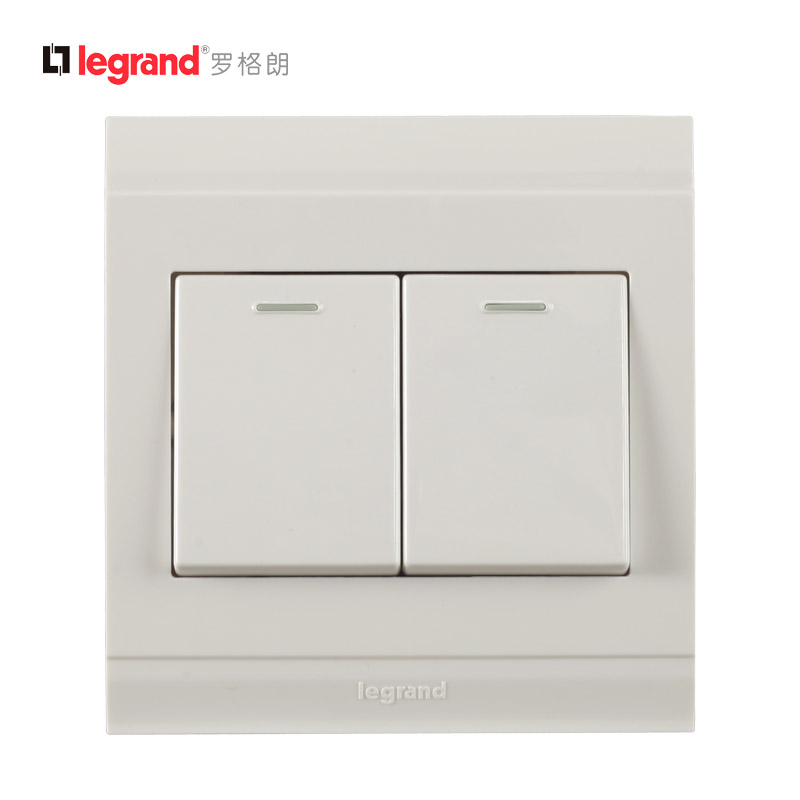 

Выключатель двухклавишный Legrand TCL