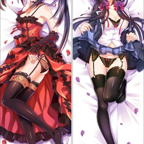 约会大作战 时崎狂三 双层可穿可脱衣动漫等身抱枕套二次元周边