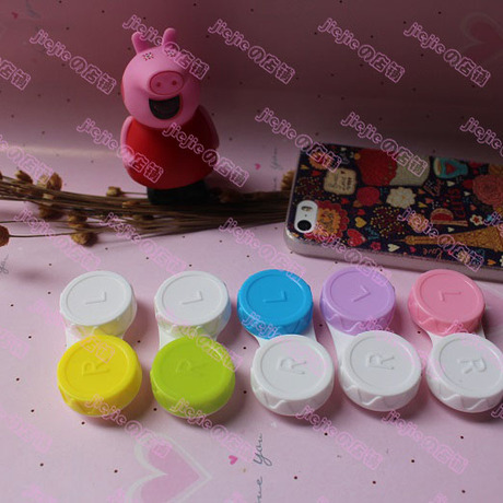 批发双联盒 双联 双联盒 伴侣盒 水盒 美瞳盒 护理特价处理 伴侣