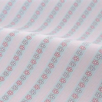 taobao agent [Light -striped cotton cloth] Little flower wave dotted pastoral cloth, pure cotton BJD small cloth OB11 baby bedding bedding