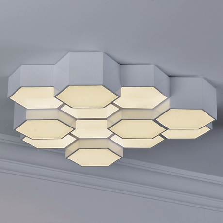 家装客厅led吸顶灯简约创意个性蜂巢灯房间异形温馨主卧室灯蜂窝