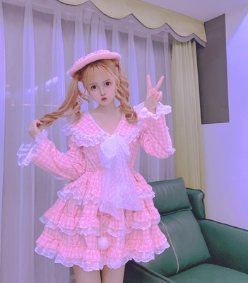 taobao agent Sweetheart Girl Bow to the Verse of the Cake of the Cake of the Sweet Soft Soft Girl Dream Sister Platform and Velvet Cotton Jacket