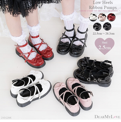 taobao agent Enjiu 2022 New Japanese Disassembly Butterfly Cable Bring Student Lolita Shoes with Student Lolita