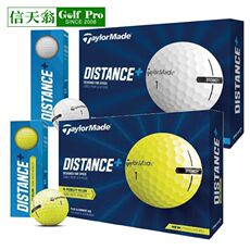 мяч для гольфа taylormade泰勒梅高尔夫球distance二层球比赛下场用远距离球