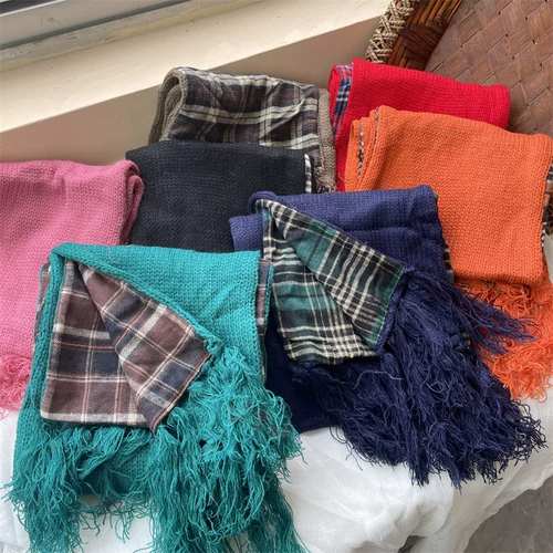 Детский двусторонний шарф для отдыха, семейный стиль