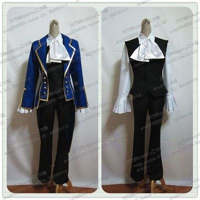 taobao agent [Real shot] Vjue Alice in Musicland Brother Kaito dress cosplay clothing