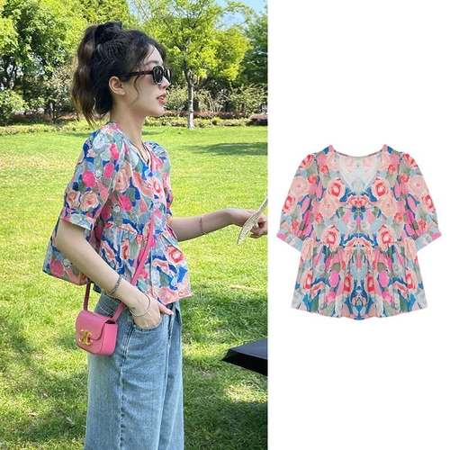 Летняя сексуальная рубашка, защита от солнца, французский стиль, изысканный стиль