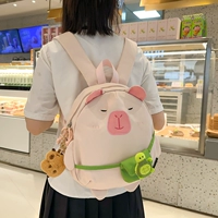 Средняя розовая подарочная черепаха + кулон капибара