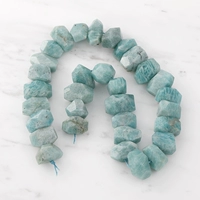 8 # амазонит с прямым отверстием [1 шт.] На поверхности есть неровности, размер, форма и цвет могут различаться.