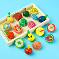 Деревянный волчок, 12 шт