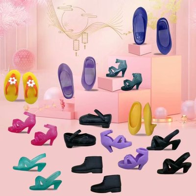 taobao agent Fashionable toy, doll, high boots high heels, casual footwear with accessories