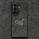 Trendy Fashionable Chrome Hearts Scroll Embossed Phone Case for Samsung Galaxy Z Fold 6