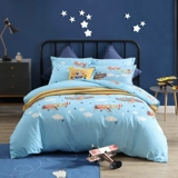 Детский хлопковый комплект, хлопковое мультяшное покрывало, 4 предмета, 3 предмета