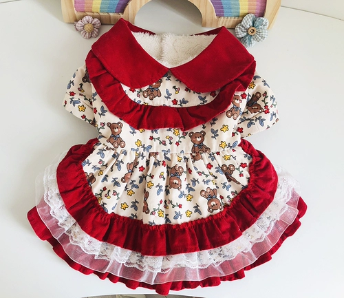 Демисезонный наряд маленькой принцессы, пуховик, стиль Лолита, увеличенная толщина