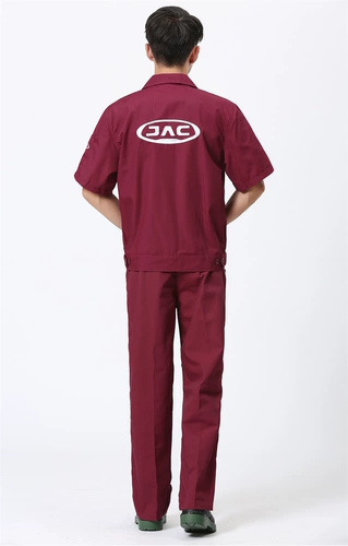 Jianghuai Automobile 4S Shop Shop -Short -Sleeved Working Server Jac Motor Mator Main Report Summer Set Институт Ремонт рабочей машины