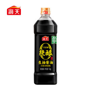 海天零添加醇酿生抽1.2kg