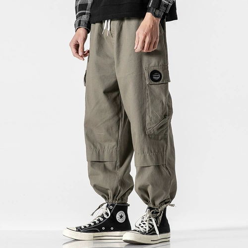 Мужские весенние штаны, универсальный фонарь, оверсайз