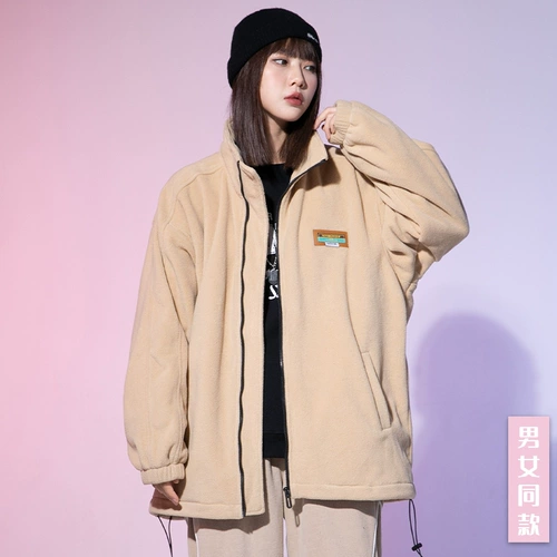 Tide, демисезонная бархатная трендовая куртка для влюбленных для отдыха, оверсайз, большой размер