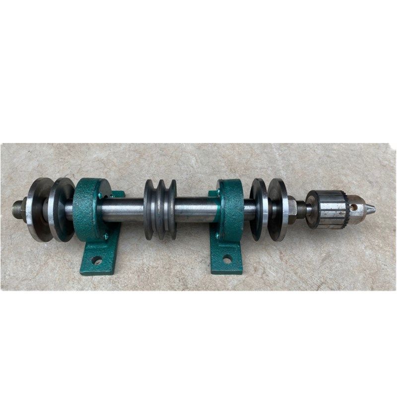 [USD 17.19] Woodworking Table Saw Shaft Circuit Saw Spindle Accessory 206 Bearing Seat Assembly