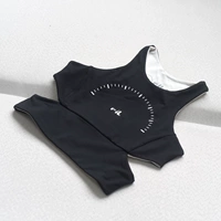 Черный жилет, вставки в бюстгальтер, с печатью вашего логотипа