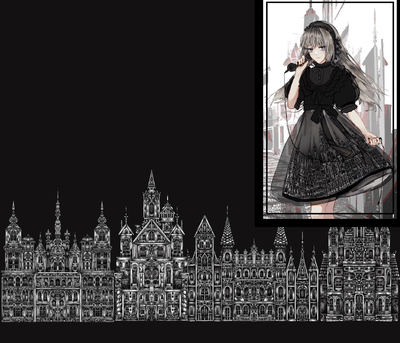 taobao agent Castle, genuine dress, cloth, handmade, Lolita style, children's clothing