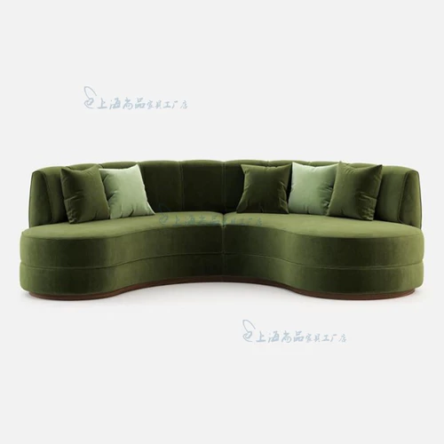 Скандинавская дизайнерская ткань, металлический диван, вилла, новая коллекция