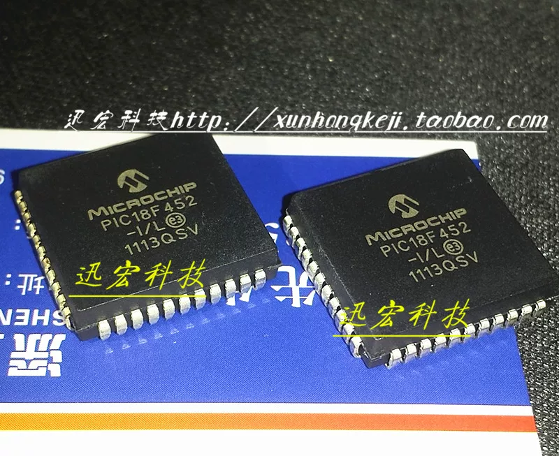 [PIC18F452-I/L 封装：PLCC44 MICROCHIP系列全新原装正品单片机]