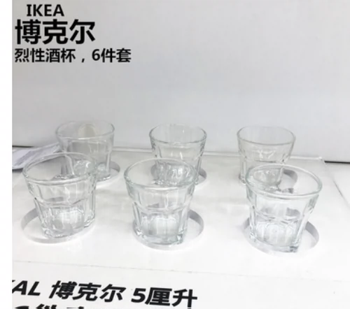 Ikekerrey Wine Glass Glass Glass Glass Glass Glass Wine 蛊 Restaurant Bar Cup 6 штуки набор