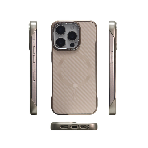 URBAN Carbon Fiber MagSafe Gray iPhone Case