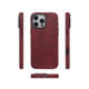 URBAN CASE Brown Leather Copper Camera Ring Phone Case for iPhone 17, 16, 15, 14 and 13
