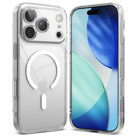 Ringke Fusion 17, 17 Air, 17 Pro, 17 Pro Max MagSafe Transparent Clear Tough Shockproof Drop Resistant Airbag 4 Corner Shock