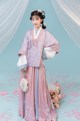 taobao agent Original genuine authentic design 2021 Ice muscles Yuxian Hanfu pairs of intersection dressing dress set