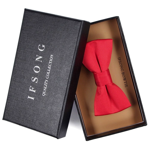 Детская красная галстук-бабочка для мальчиков, детский аксессуар с бантиком, в корейском стиле