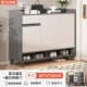 [ON -Site Service Service ❤ Нажмите дверь] 90*32*100 см Morandi Grey+теплый белый (примечание
