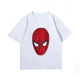 Детские блестки для ногтей, летняя базовая футболка с коротким рукавом для мальчиков, подходит для подростков