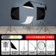 Комбинированная светодиодная лампочка, кронштейн подходит для фотосессий, 50×70см, 80см, 105W, три цвета, 2м