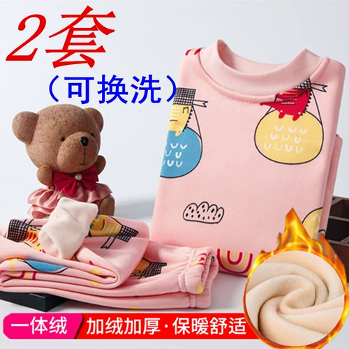 Удерживающее тепло нижнее белье, утепленный комплект, детское демисезонное термобелье