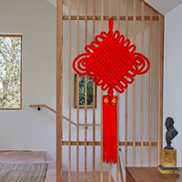 Красная большая подвеска для гостиной, украшение с кисточками, 1.2м