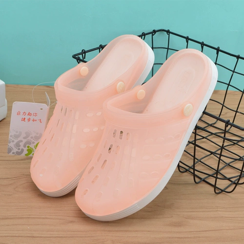 Летняя обувь, универсальные туфли, пляжные слайдеры для отдыха, тапочки, в корейском стиле