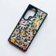 Cherub Black Cat Lemon Art Illustration Phone Case for Galaxy S25, S25+, and S25 Ultra